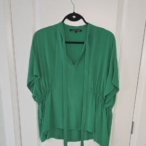Women's Blouse With Tie In The Front